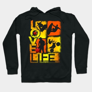 Love Life - Sports Design Hoodie